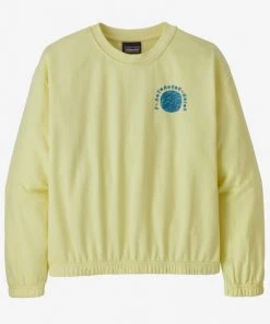 Patagonia Girls' Organic Cotton Lightweight Crew Sweatshirt - Spring 2022