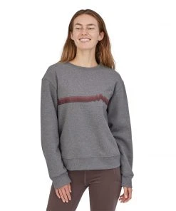 Patagonia Women's Ridge Rise Stripe Uprisal Crew Sweatshirt - Fall 2021 6 Patagonia Women's Ridge Rise Stripe Uprisal Crew Sweatshirt - Fall 2021