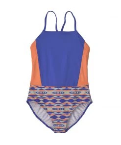 Patagonia Girls' Shell Seeker One-Piece Swimsuit - Spring 2022